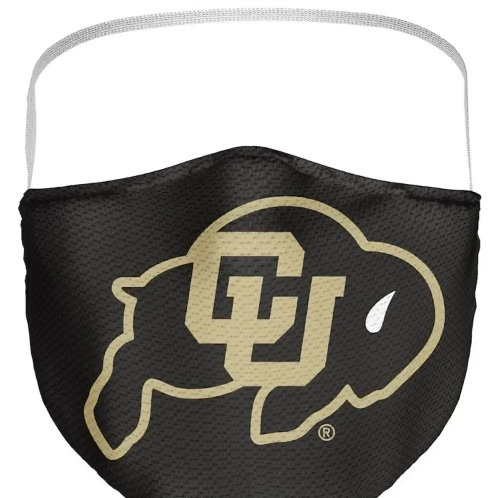 NIP Colorado Buffaloes Buffs Buffalo Logo Face Covering Mask Masks Set of 3